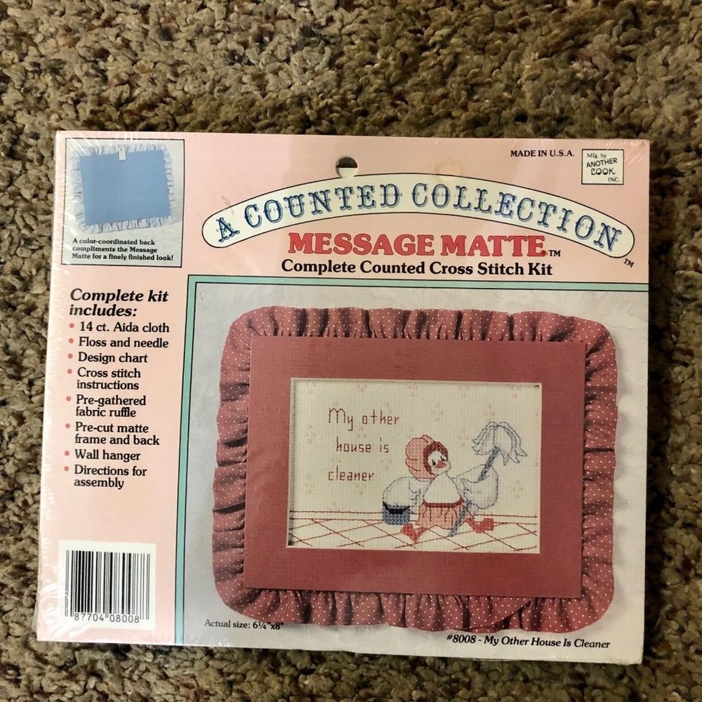 Another Loom A Counted Collection Message Mate Complete Counted Cross Stitch Kit